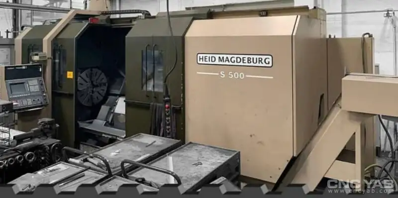 آگهی سنگین تراش CNC هد ماکدبورک آلمان محور C و Y دار 4محور مدل HEID MAGDEBURG S500