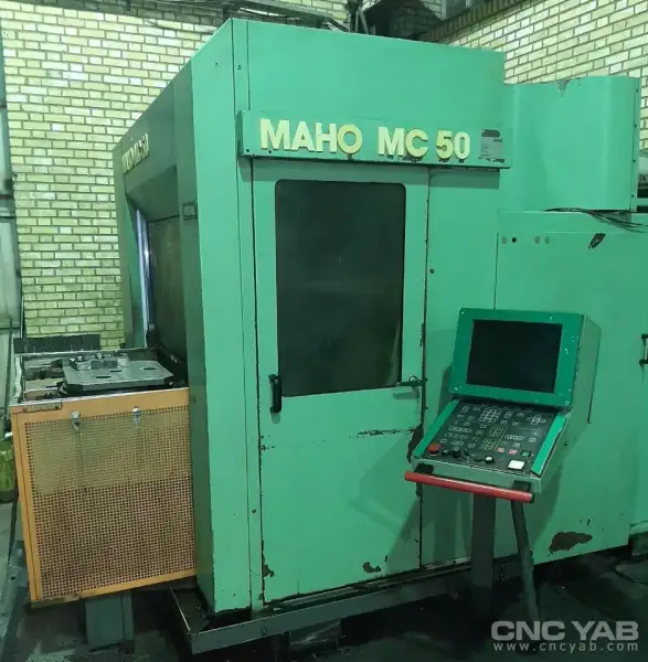آگهی  فرز CNC سنترافقی ماهو آلمان 4 محور 2 پالت مدل MAHO MC 50