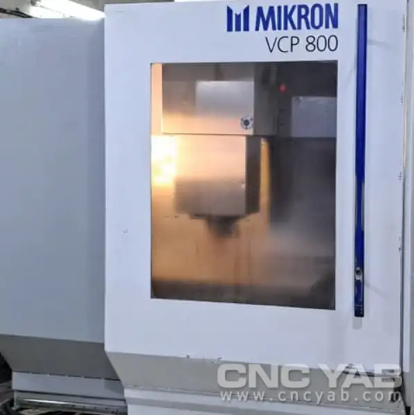آگهی فرز CNC میکرون سوئیس خط کش دار مدل MIKRON VCP 800