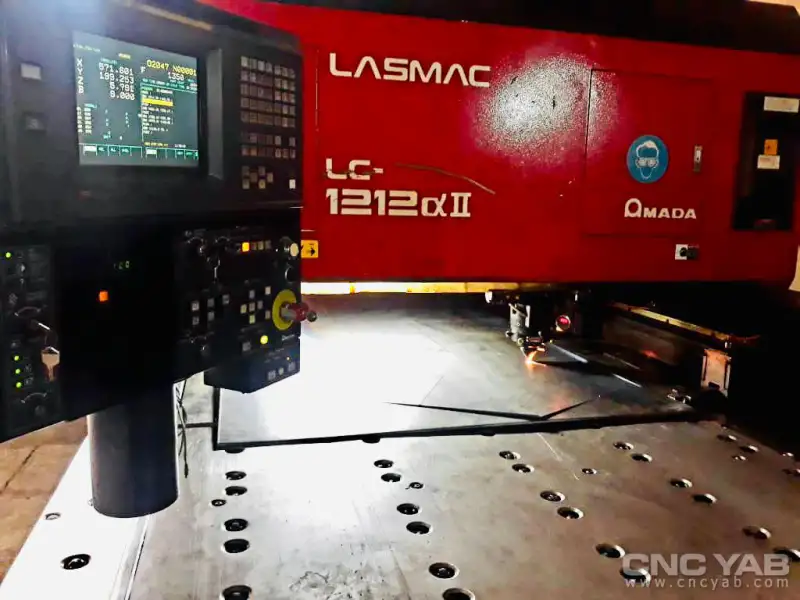 آگهی لیزر CNC آمادا ژاپن 1/5 کیلووات مدل AMADA 1212