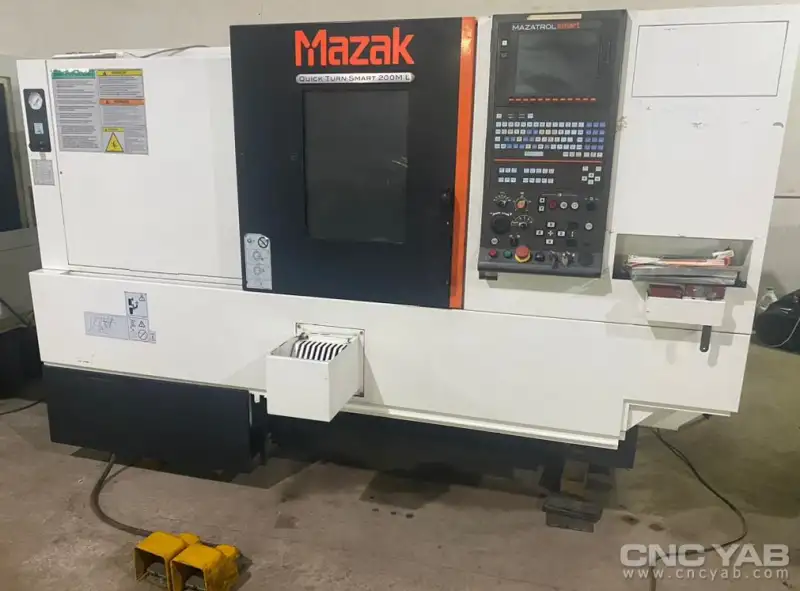آگهی تراش CNC مازاک ژاپن محور C دار مدل MAZAK QUIKTURN SMART 200 ML
