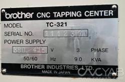 فرز CNC تپینگ ژاپن مدل BROTHER TC-321