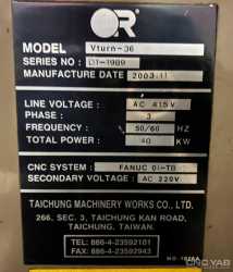 تراش CNC ویکتور تایوان مدل VICTOR V TURN - 36